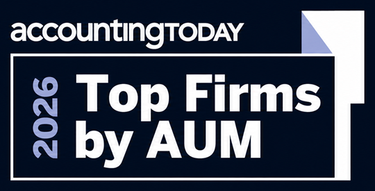Recognised by Accounting Today as a 2026 Top Firm by AUM